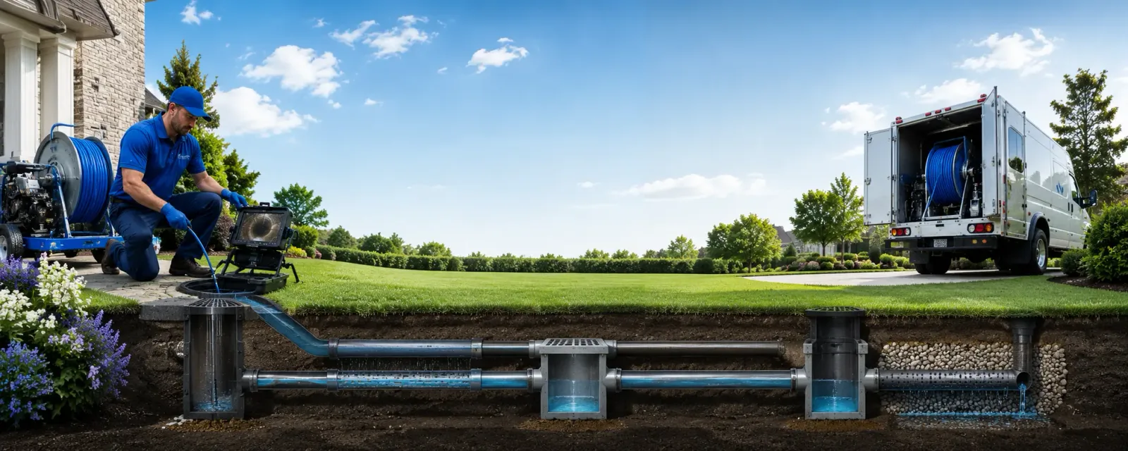 Outdoor drain cleaning information for Rosalia, KS